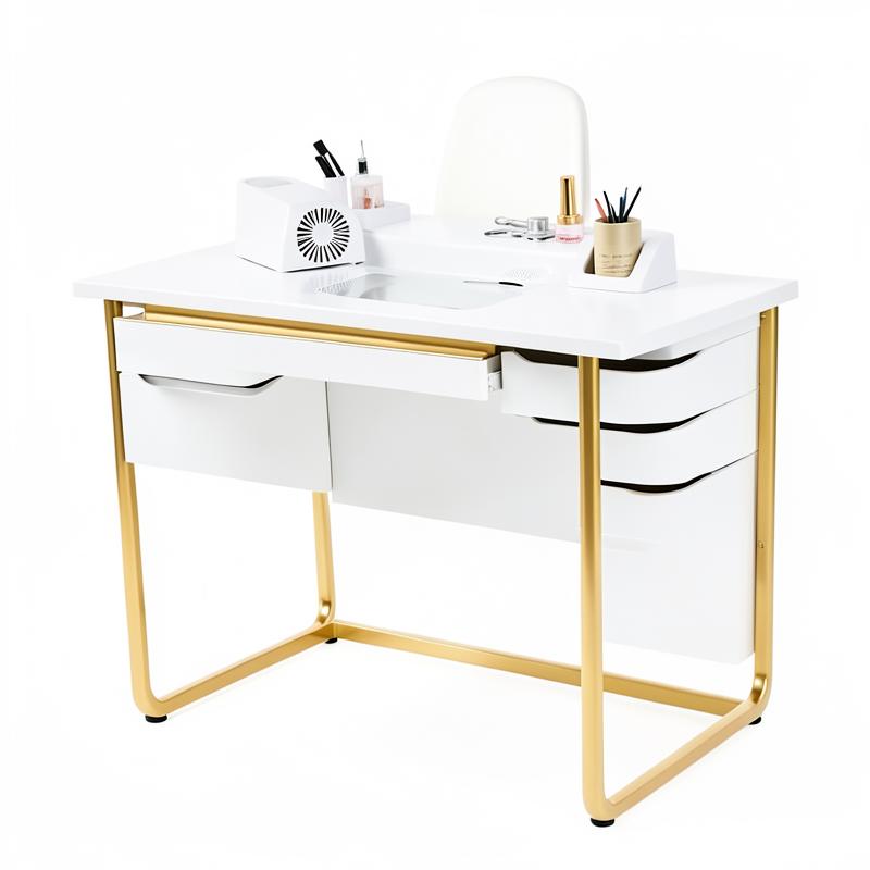 Table de manucure avec aspiration